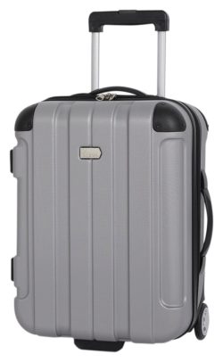 Go Explore - Hard Small 2 Wheel Case - Silver